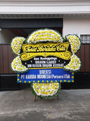 Papan Bunga Duka di Gedong Air