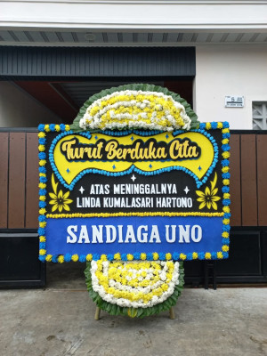 Papan Bunga Duka di Gedong Air
